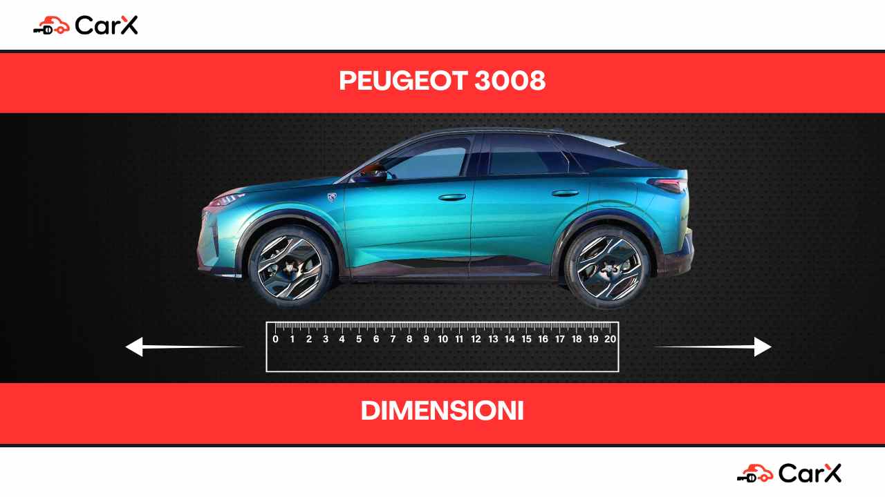 peugeot 3008 dimensioni