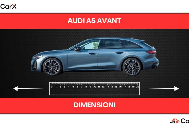 Dimensioni Audi A5 Avant