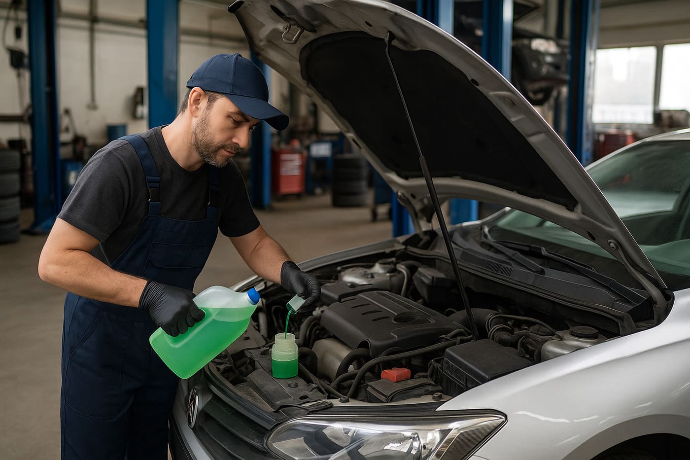 Controllo liquido antigelo