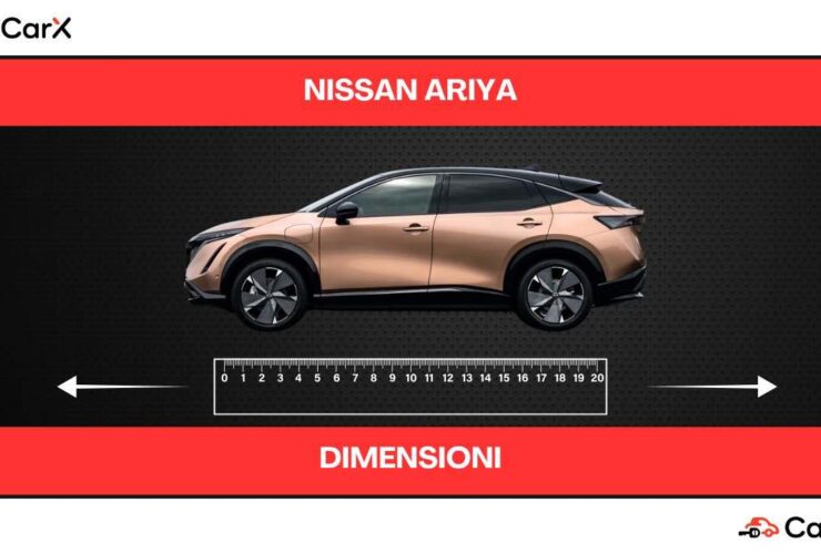 nissan ariya dimensioni
