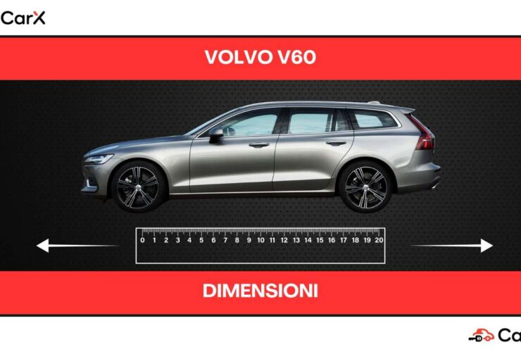 volvo v60 dimensioni