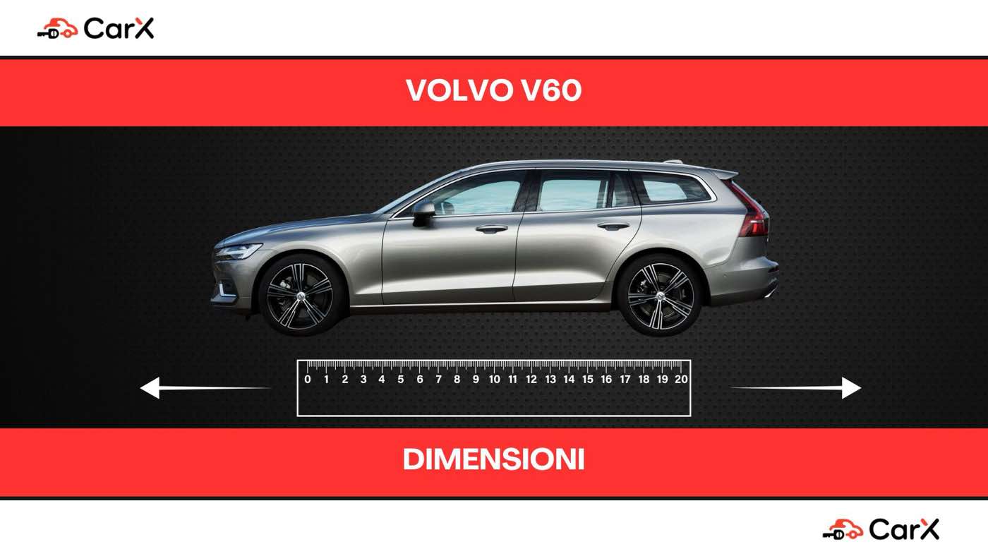 volvo v60 dimensioni