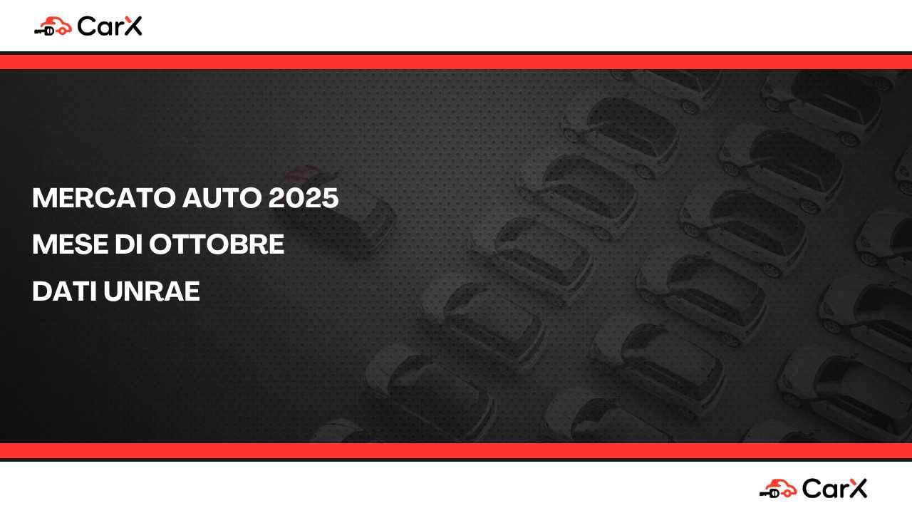 mercato auto unrae ottobre 2025