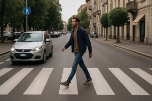 pedoni sulle strisce