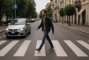 pedoni sulle strisce