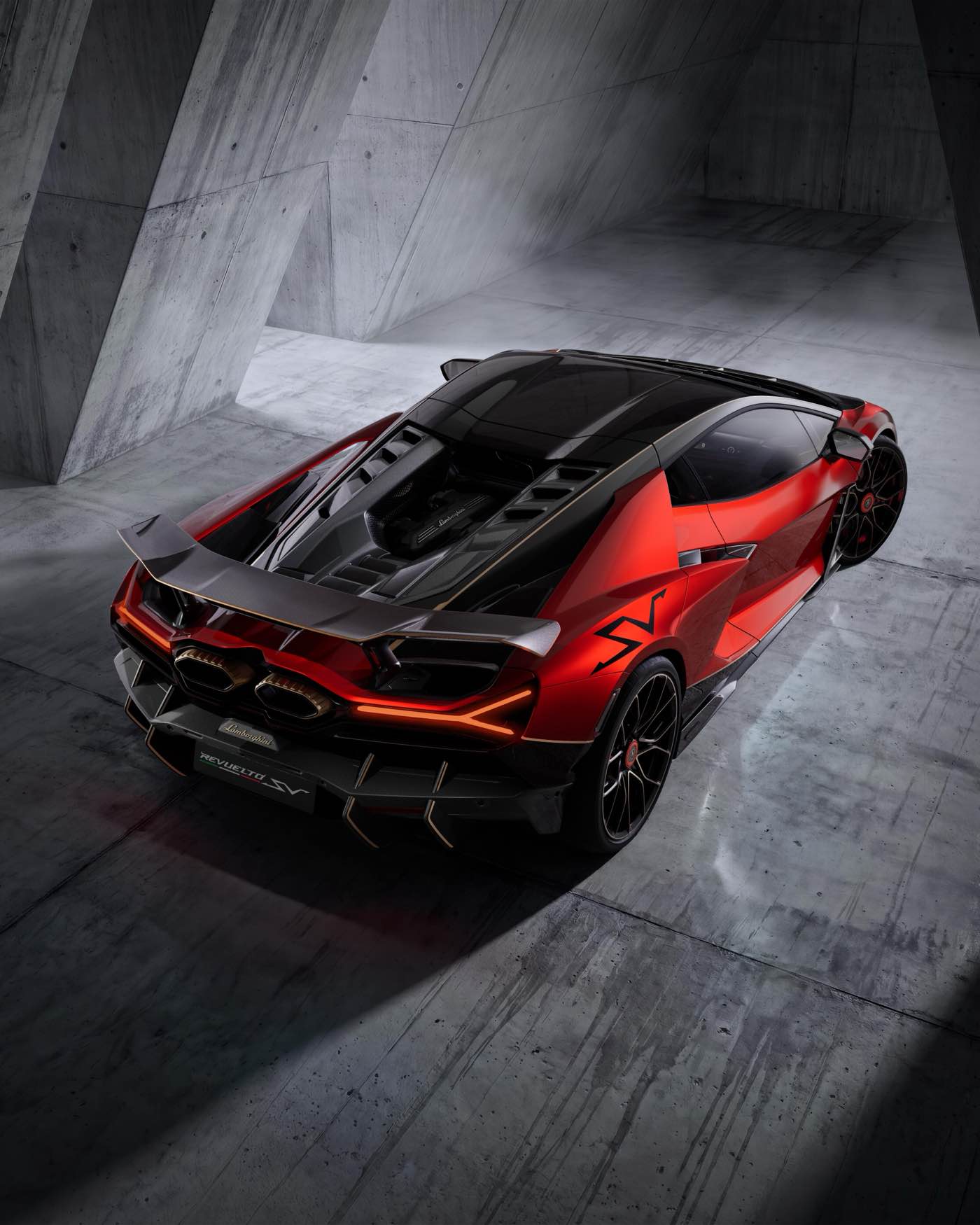 lamborghini revuelto sv posteriore