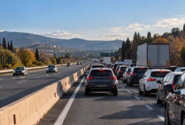 nuovo codice della strada auto in coda