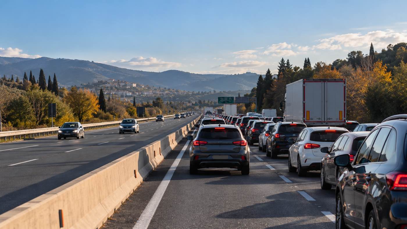 nuovo codice della strada auto in coda