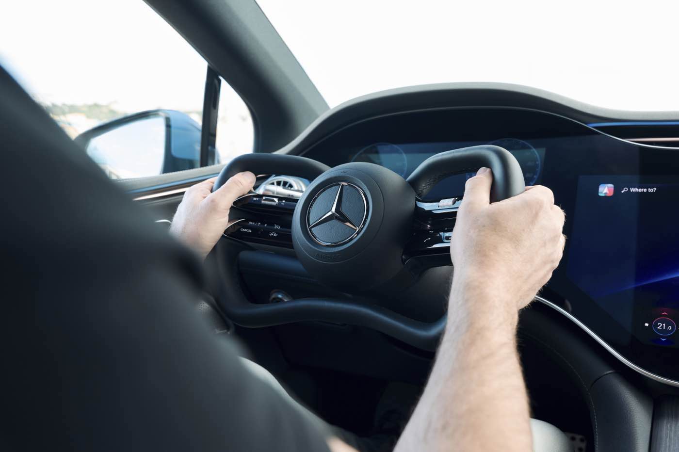 Mercedes EQS, arriva lo steer-by-wire: come funziona lo sterzo senza collegamento meccanico